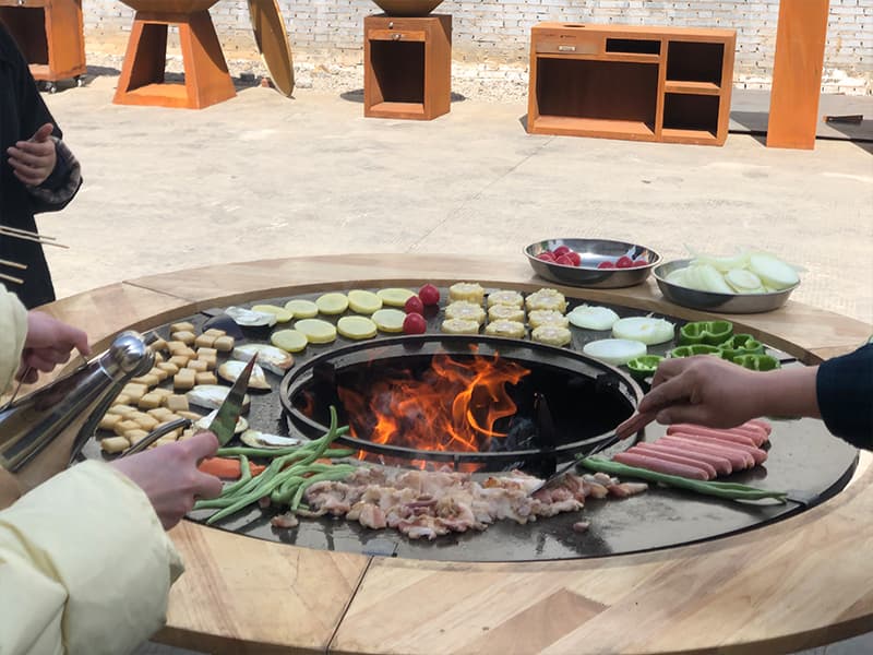 Corten Steel Charcoal Grill Retailer United States